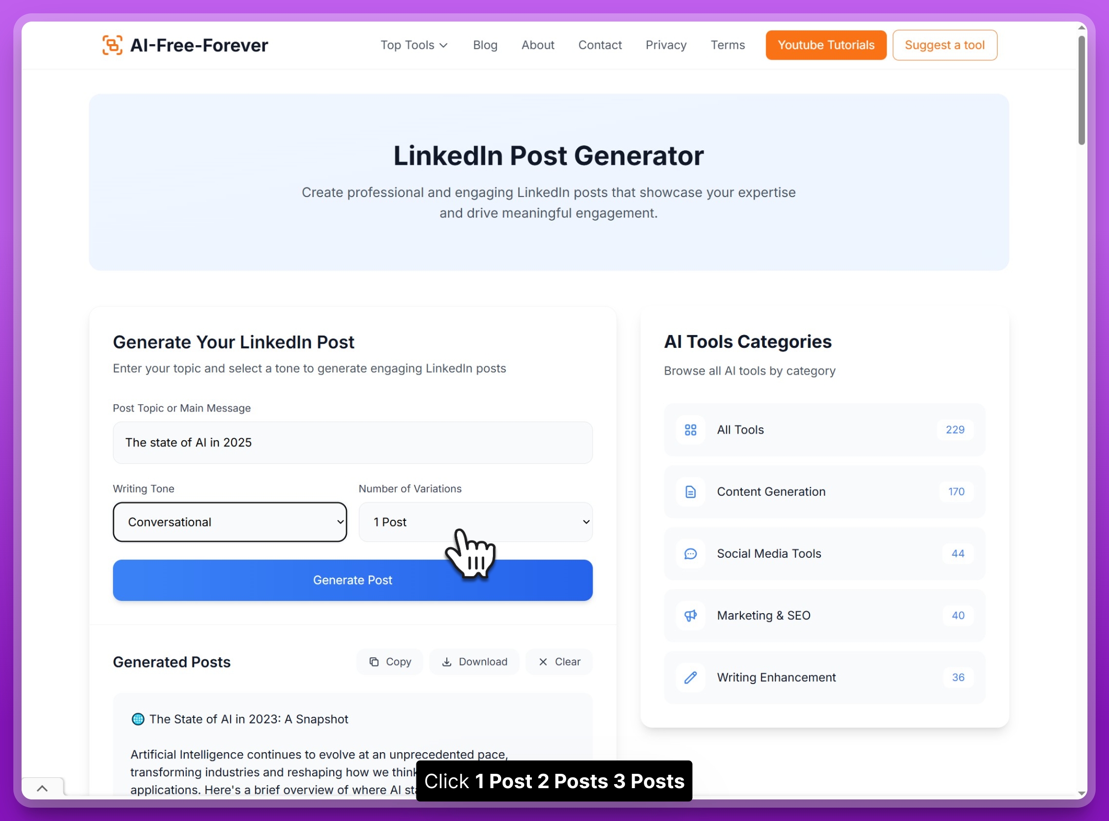 Step 3: Choose optimal post length for maximum LinkedIn engagement